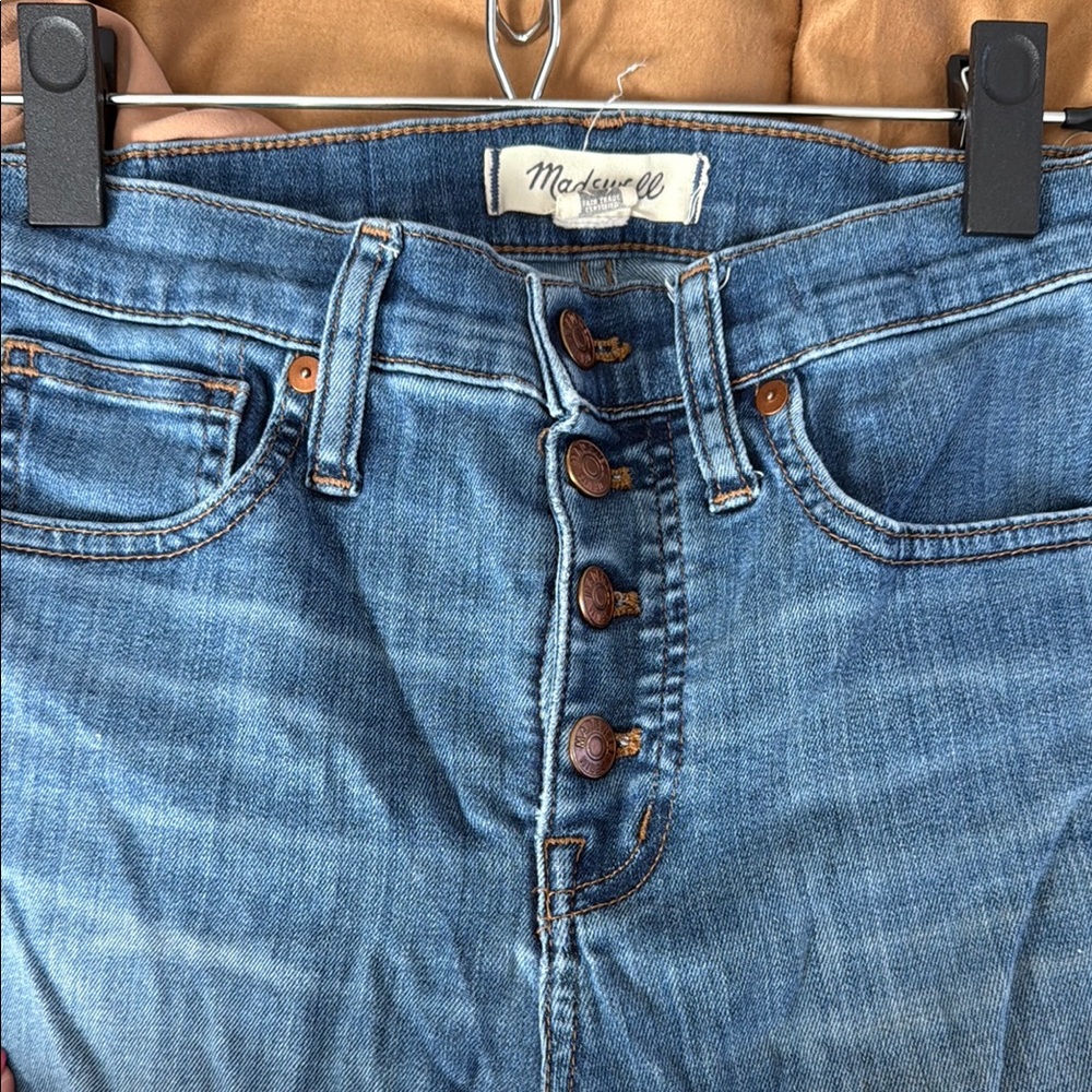 Madewell High Rise Blue Jeans Classic Style
